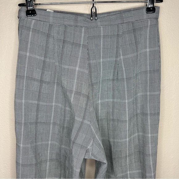 Size 3 Vintage 90’s Grey Plaid Tapered Dress Pants Tartan Extra Small Academia - Picture 5 of 9